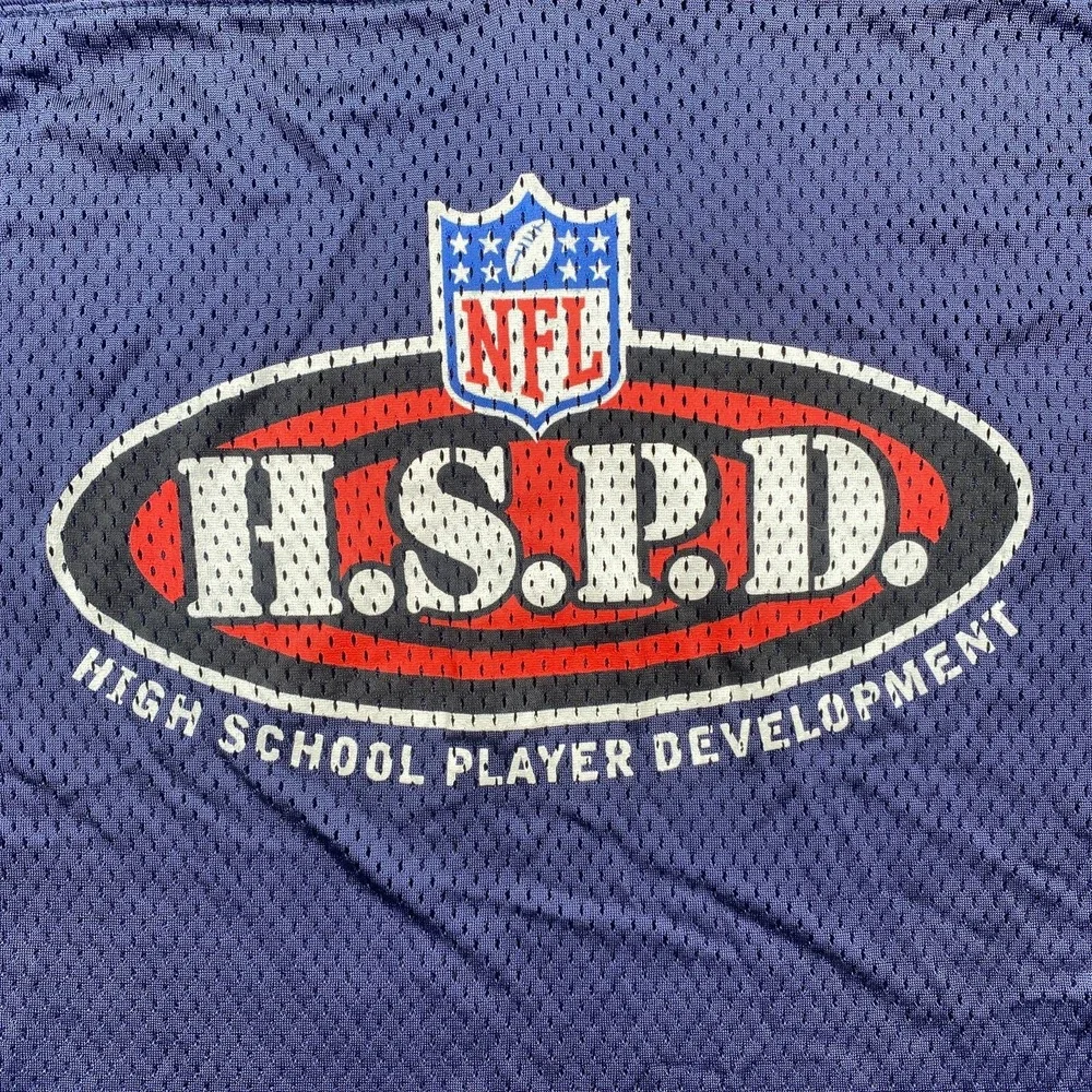 NFL Football High School Player Development Jersey Nike Men's Size‎ XL Navy Blue